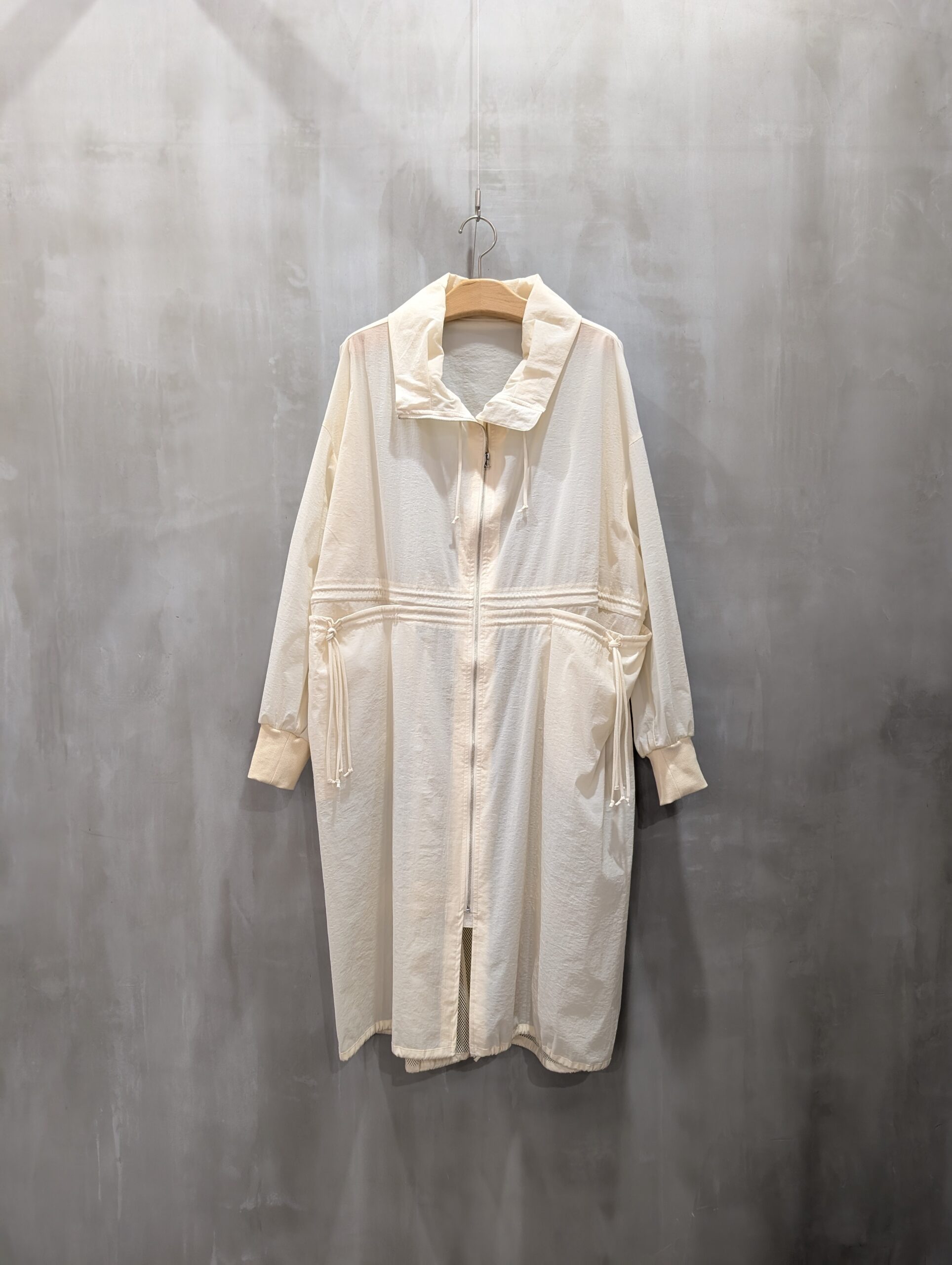 Lallia Mu ストレッチシアーロングコート 1