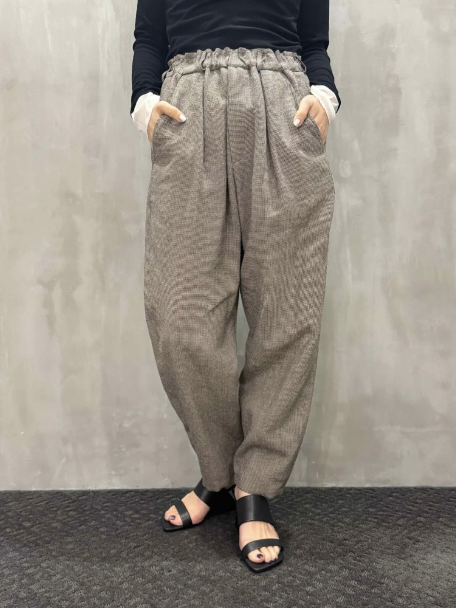 near.nippon｜ウールリネン テーパードパンツ（334-25）