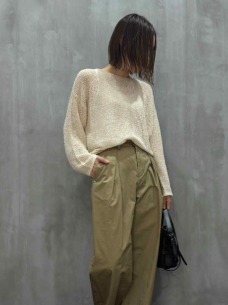 CHIGNON｜モケモケスカシ編みルーズプルオーバー(9446-549DP)