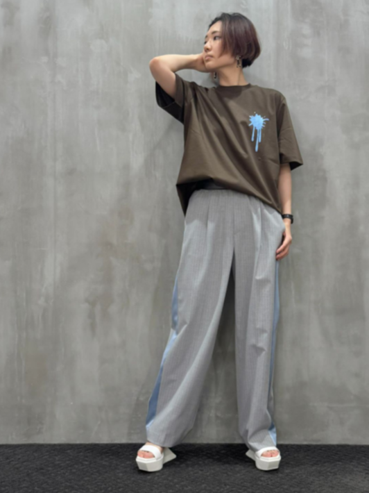 ASTRAET ストライプパンツ