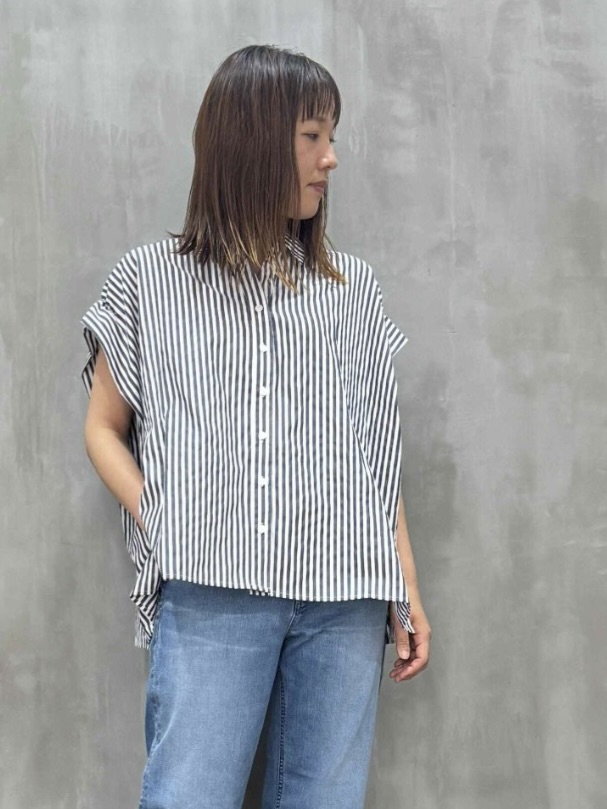 HERENCIA バックリボンボックスシャツ
