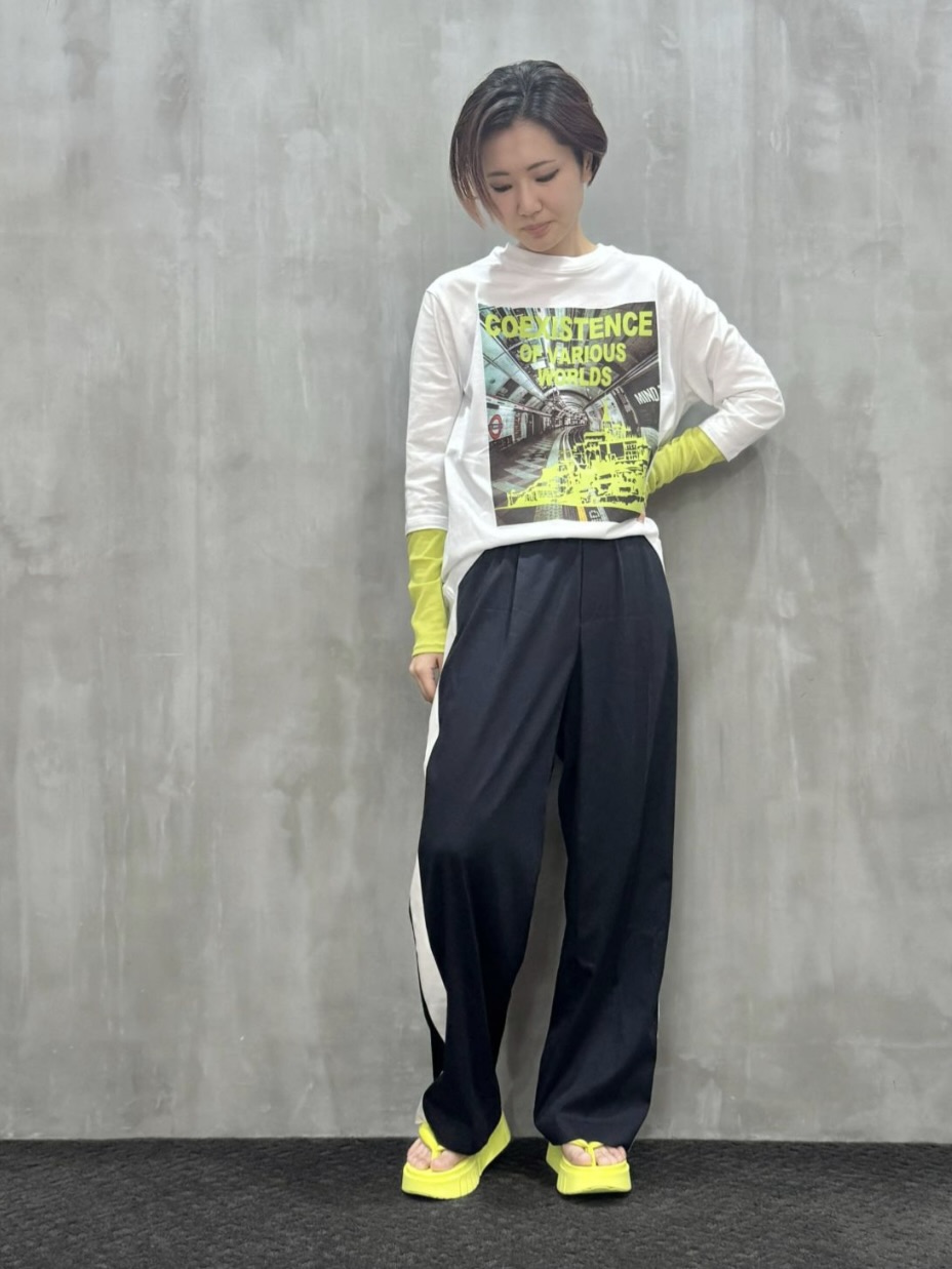 Printed long t-shirt