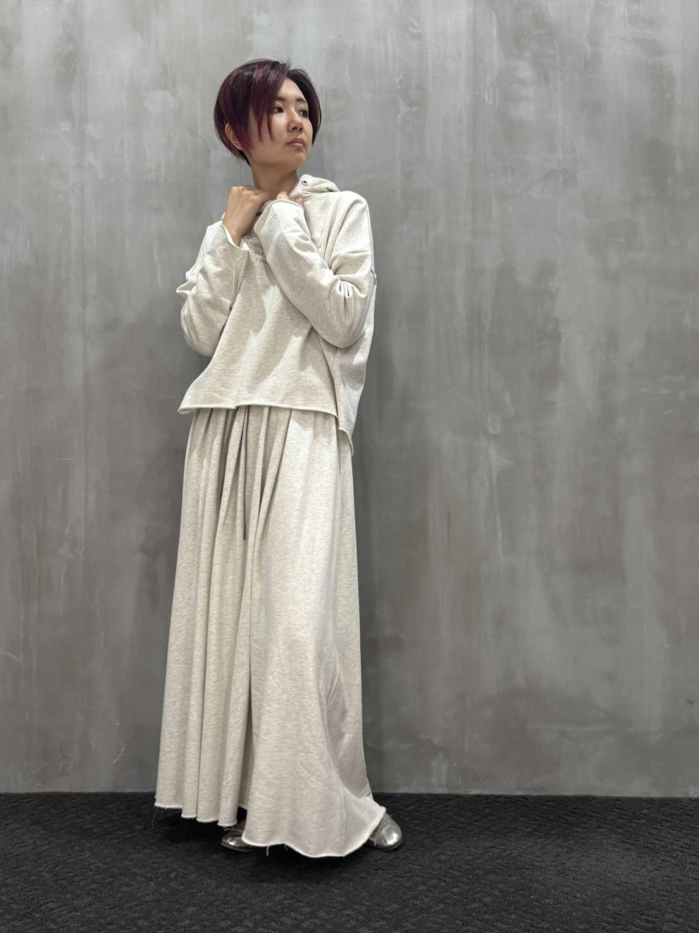 ayane｜裏毛ロングスカート