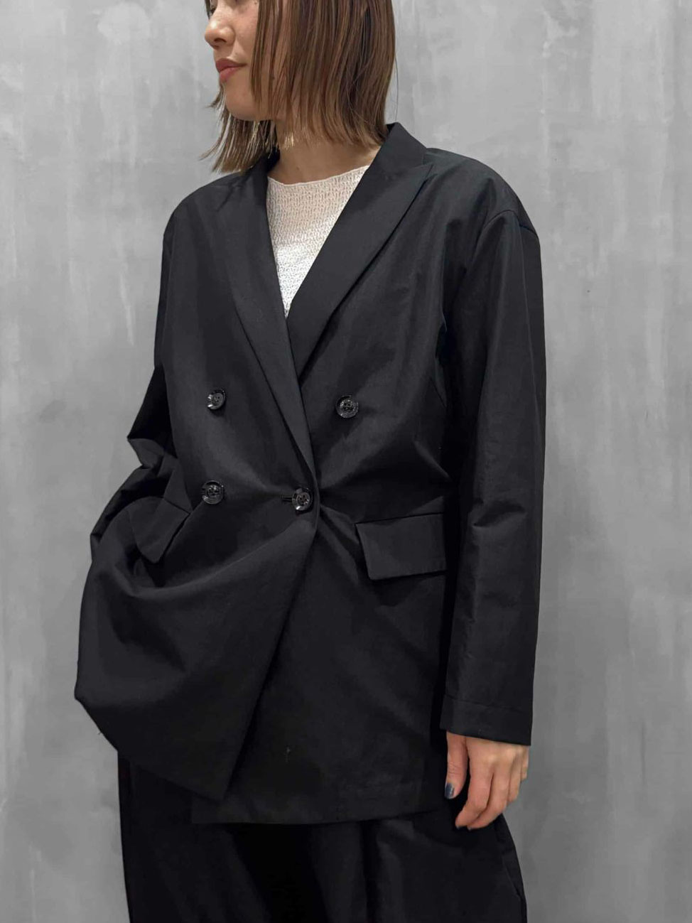 near.nippon（ニアーニッポン）｜スーピマコットンナイロンラフジャケット｜106-26E
