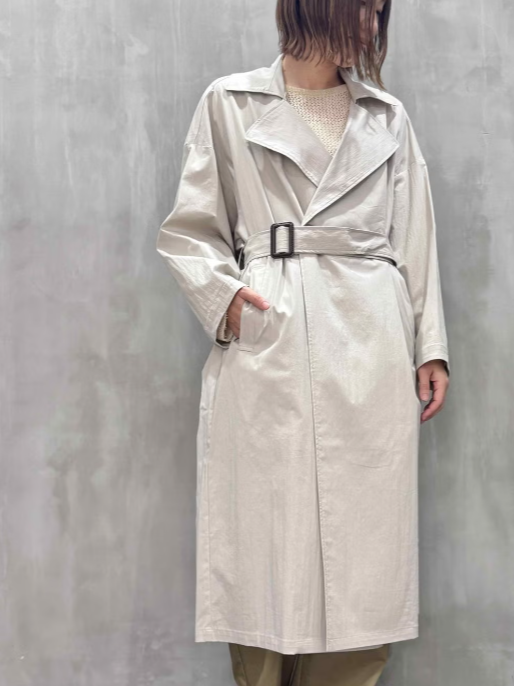 CHIGNON（シニヨン）｜ロングトレンチコート｜4546-503MK
